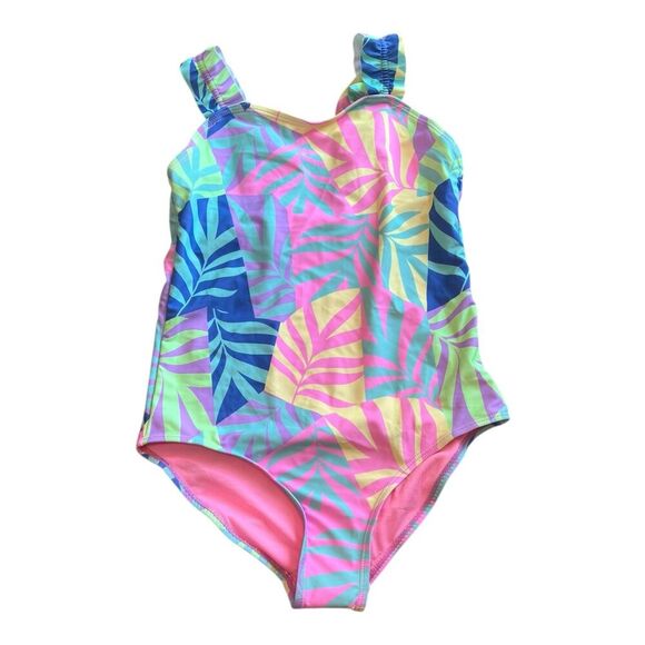 Bmagical by Btween Colorful One Piece Swimsuit Girls 12 - Picture 1 of 3